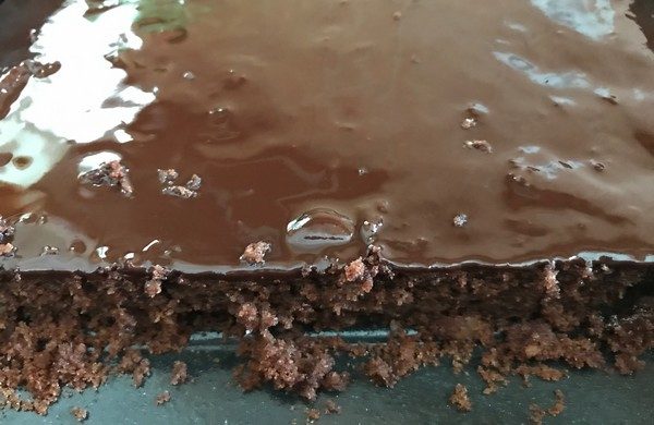 cuketový čokoládový koláč