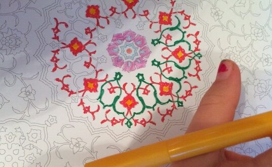 antistresové vymalovánky