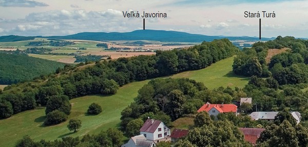 Myjavská pahorkatina z hradu Branč