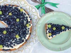 čučoriedkový koláč