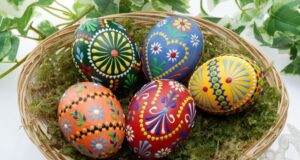 zdobené veľkonočné vajíčka