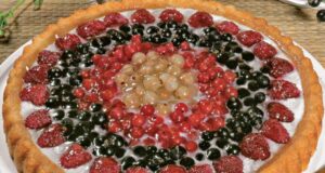 tvarohový koláč z letného ovocia