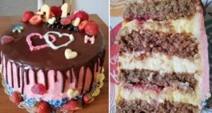 špaldová torta s mascarpone a ovocím recept