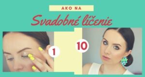 svadobný deň a líčenie