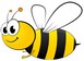 kreslená včielka