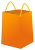 ikona taška oranžová