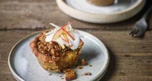 jablkové košíčky s posýpkou recept