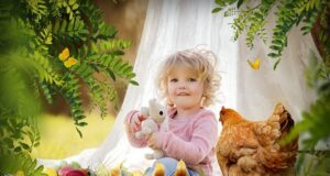 veľkonočné sviatky dieťa