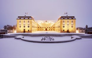 zámok Schloss Hof v zime