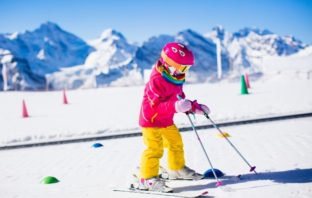 dieťa prvýkrát na lyže