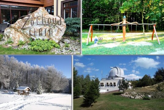Zochova chata. Križovatka turistických ciest, lyžovanie aj bouldering Zochova chata