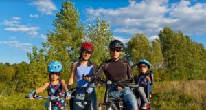 výlet na detskom bicykli