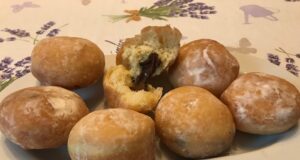 kysnuté guľôčky plnené nutellou