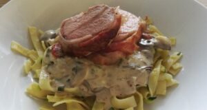 tagliatelle s bravčovou panenkou