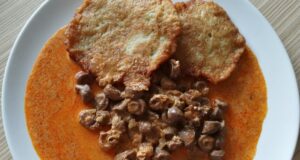 kuracie srdiečka na smotane recept na mäsový obed