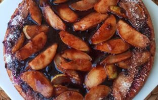 hruškovo-jablkový koláčik recept