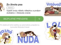 sloboda zvierat viber nálepky
