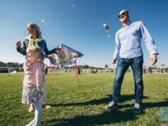 šarkaniáda na zámku Schloss Hof