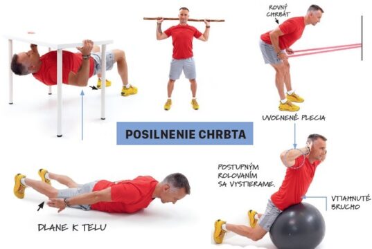 7 cvikov na posilnenie chrbta