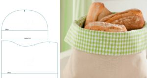 látkový košík na pečivo