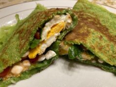 špenátová palacinka recept