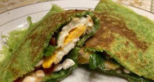 špenátová palacinka recept