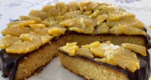 pomarančovo-mandľový koláč - recept