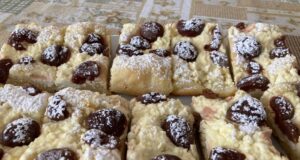 kysnutý koláč s tvarohom recept
