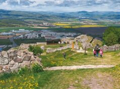 Pustý hrad pohľad na Zvolen