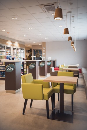 Shell Café posedenie