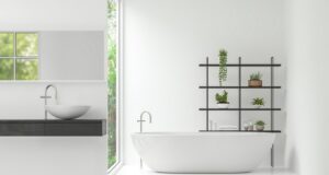 minimalistická kúpeľňa