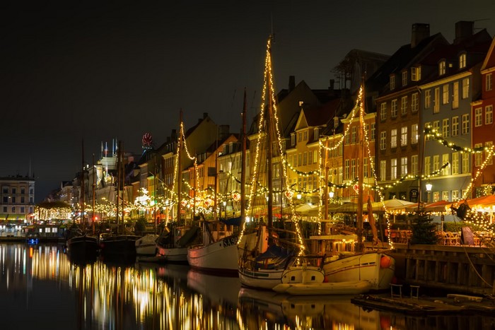 dánske Vianoce Kodaň