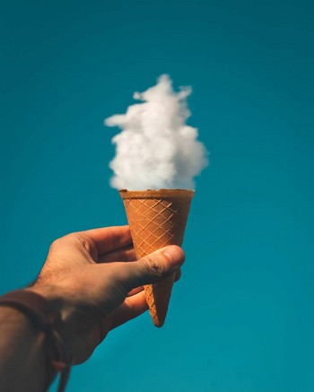 rozvíjaj kreativitu zmrzlina z oblaku