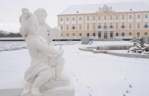 krásy zimy na zámku Schloss Hof