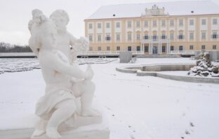 krásy zimy na zámku Schloss Hof