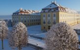 krásy zimy na Schloss Hofe
