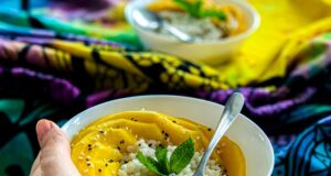 recept na dezert mango sticky rice