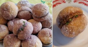 recept na zákusok plnené broskyne