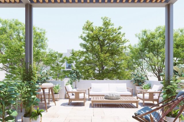 relaxujte na záhrade