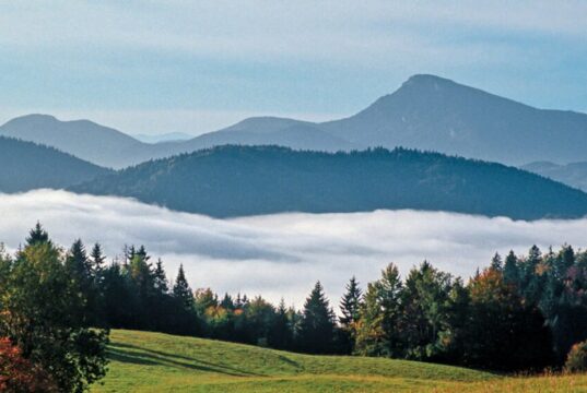 Veľký Choč. Vyberte sa na vrch s najkrajším výhľadom Veľký Choč panoráma