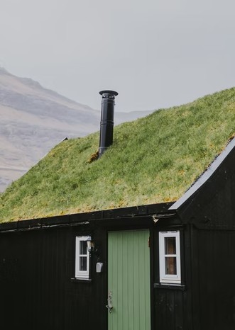 zelená strecha, aby dom šetril energie