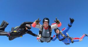 tandemový zoskok padákom