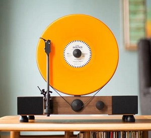 floating record gramofón