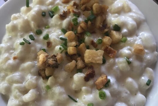 recept na bryndzové halušky