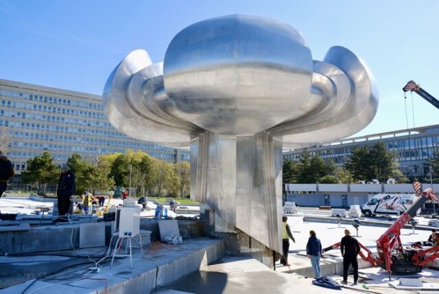 lipový kvet fontána družba