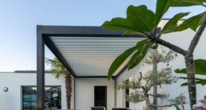 pergola pre relax na čerstvom vzduchu