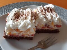 recept na trasený rez s jahodami