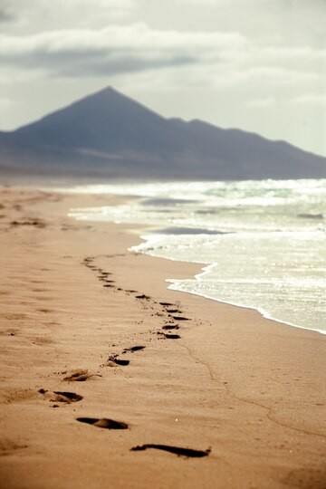 stopy v piesku