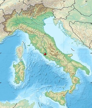 Rím na mape