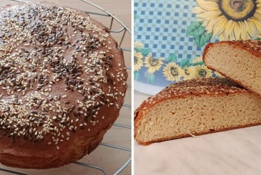 RECEPT na “zázračný” chlieb bez múky a droždia. Stačí pár surovín a rúra chlieb-bez-muky